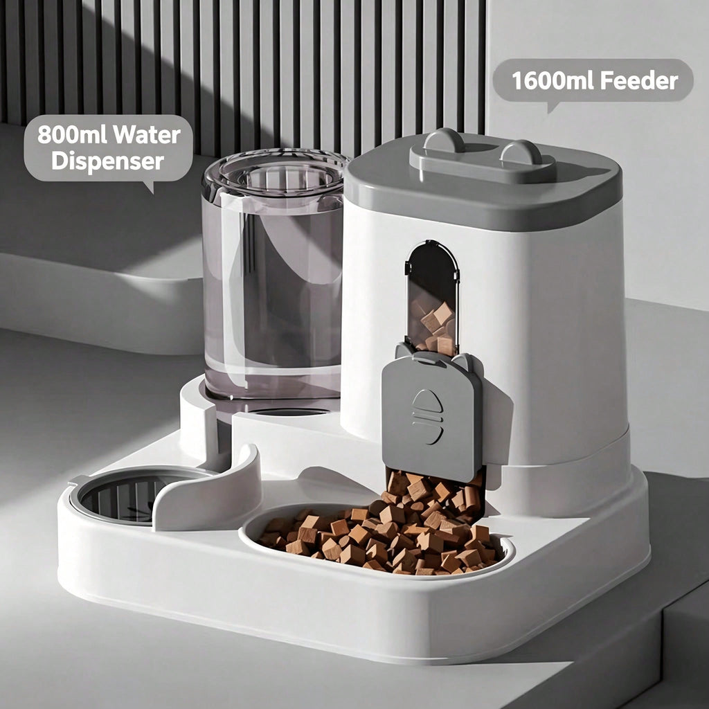 Futter- & Wasserspender Katze, 4 Farben