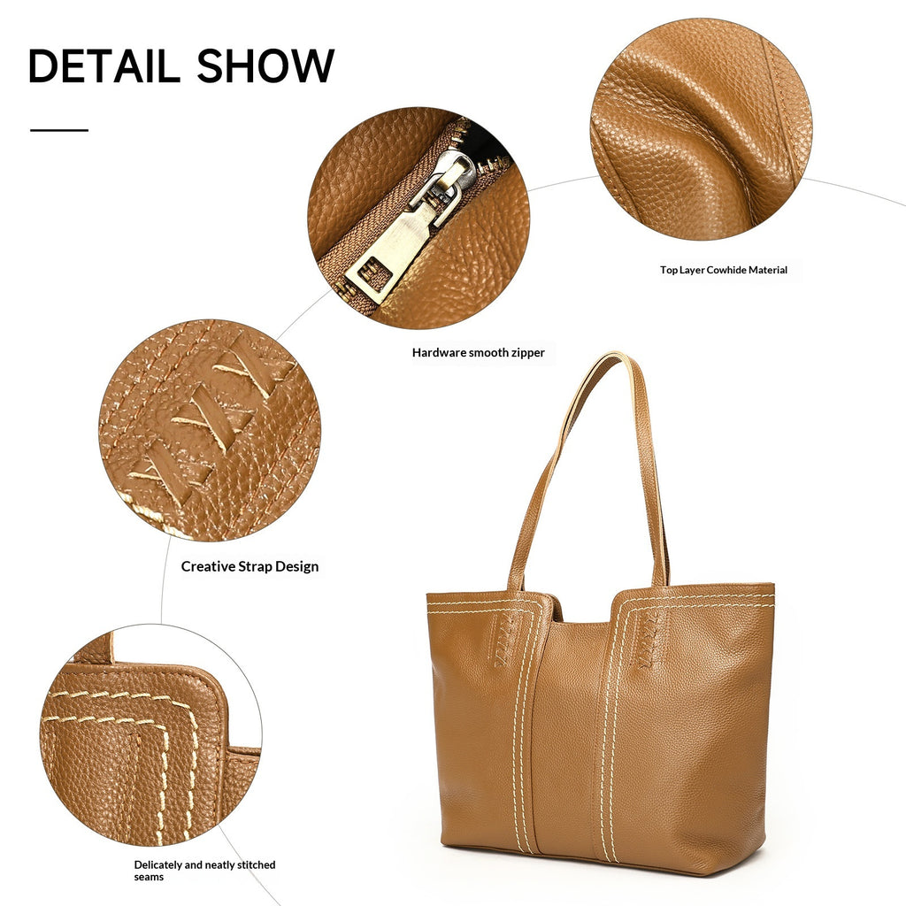 Echtleder-Henkeltasche Milano