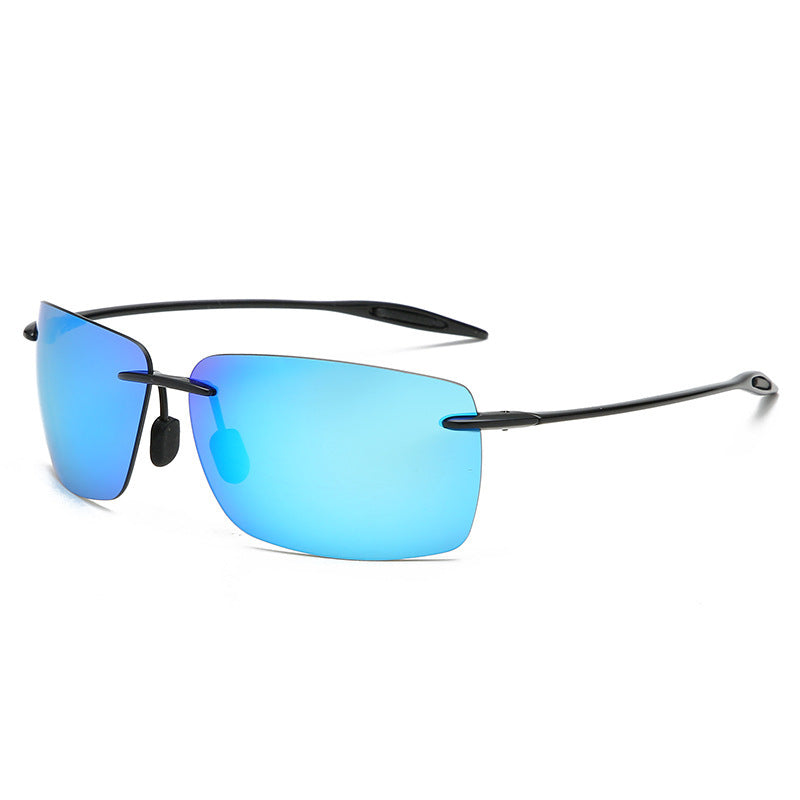 Ultraleichte TR90 Randlose Sonnenbrille
