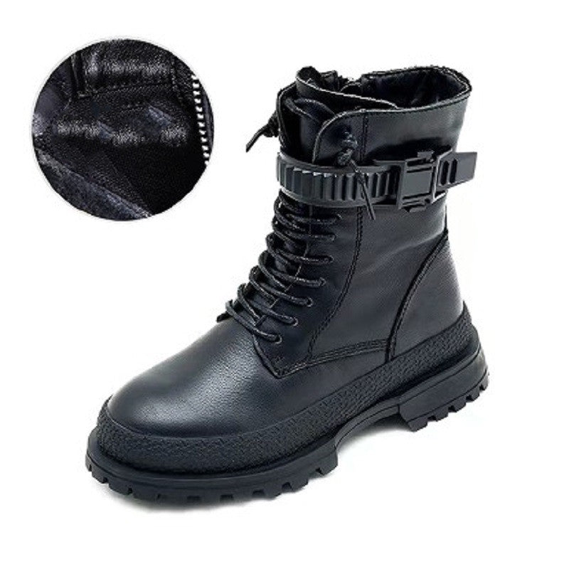Kinder Martin Boots aus Leder
