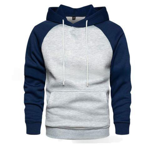 Herren-Kapuzenpullover mit Farbblock-Patchwork – Bild 3 | LuxeStyle
