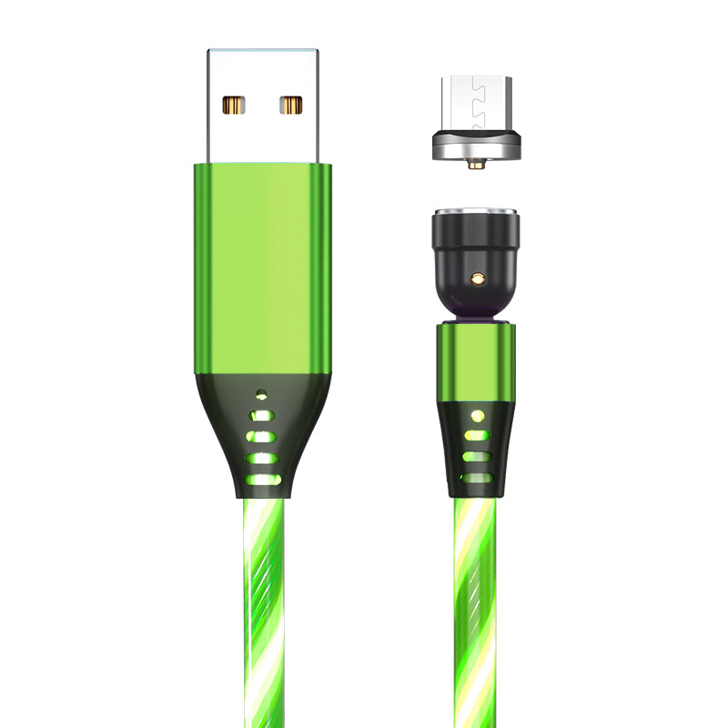 Magnetisches 3-in-1 Ladekabel mit LED-Licht