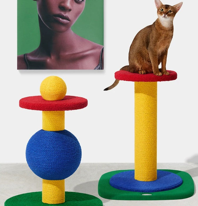Sisal-Katzenbaum mit mehreren Ebenen