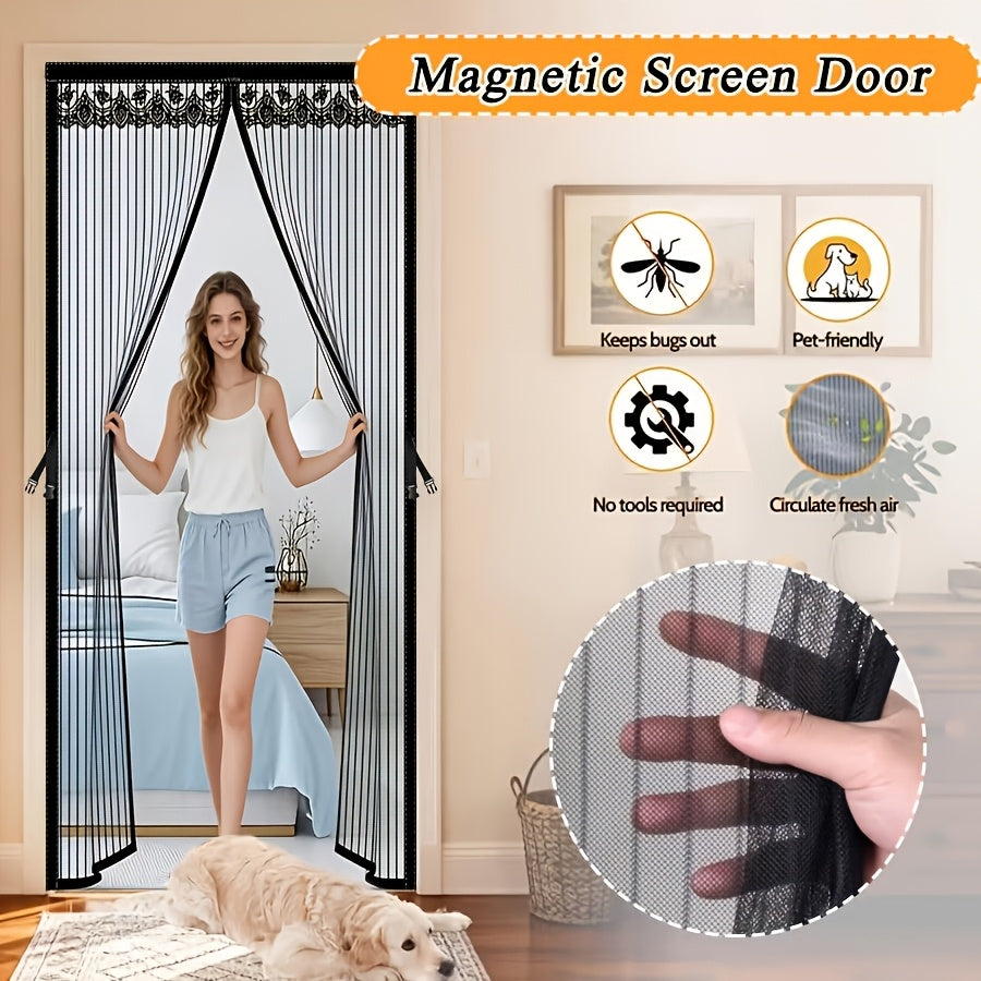 Magnetischer Fliegenvorhang mit Spitze