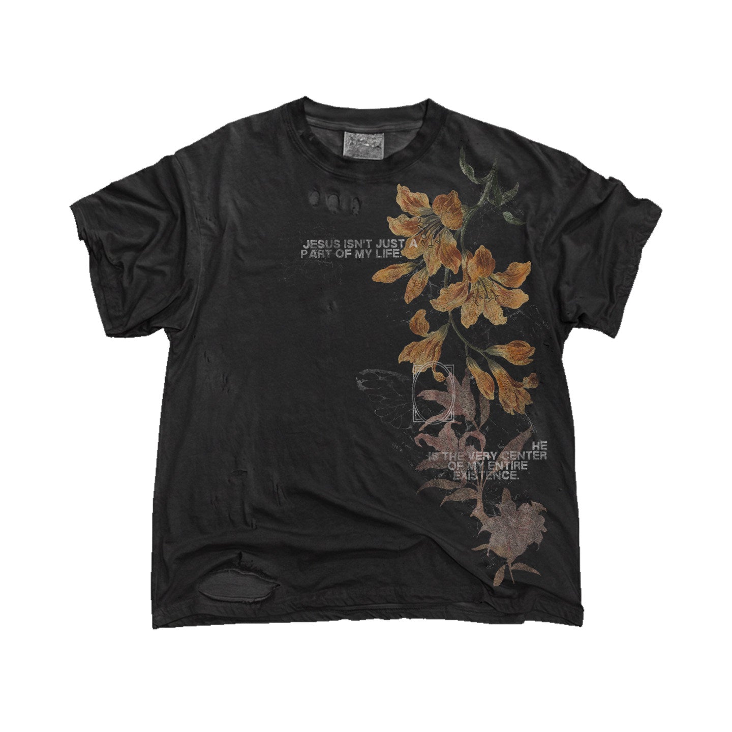Edgy Vintage-Stil Kurzarm-Shirt