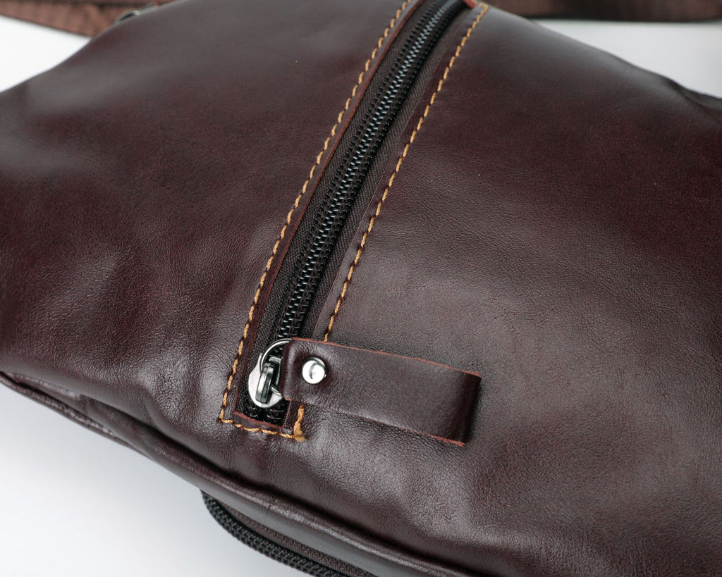 Rindsleder-Crossbody Umhängetasche – Bild 4 | LuxeStyle
