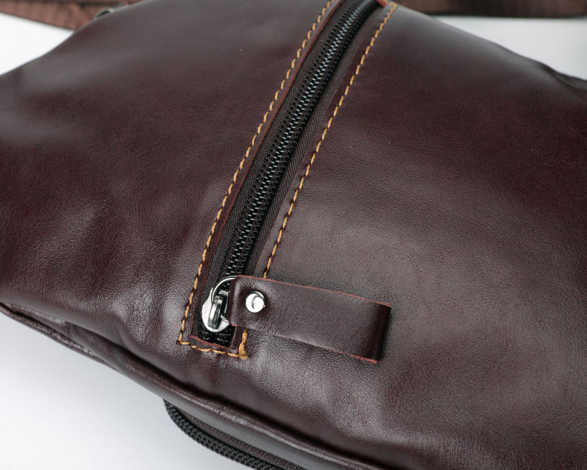 Rindsleder-Crossbody Umhängetasche – Bild 4 | LuxeStyle