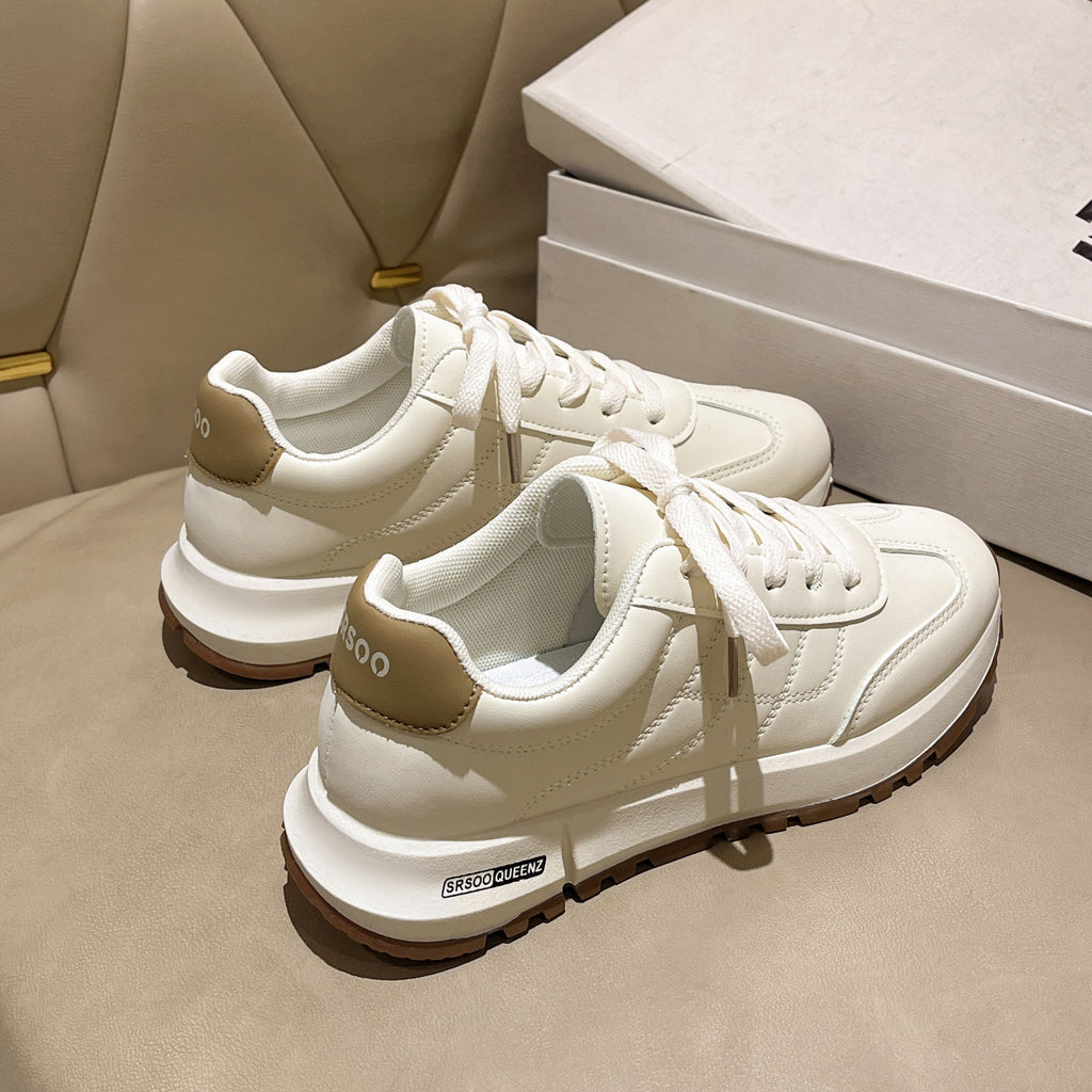 Plateau-Sneaker zum Schnüren