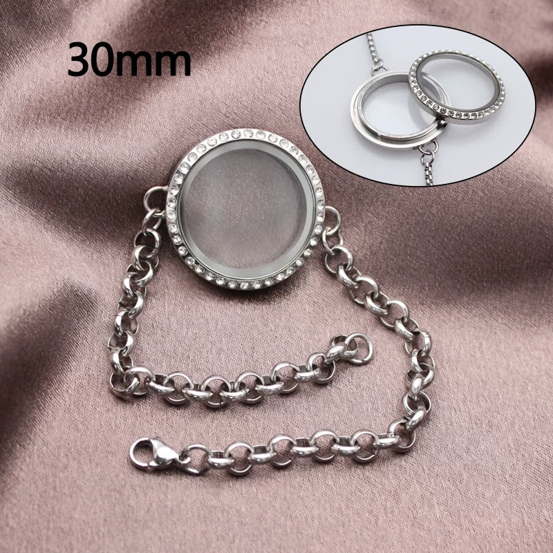 Armband mit doppelter Glasfassung – Bild 12 | LuxeStyle