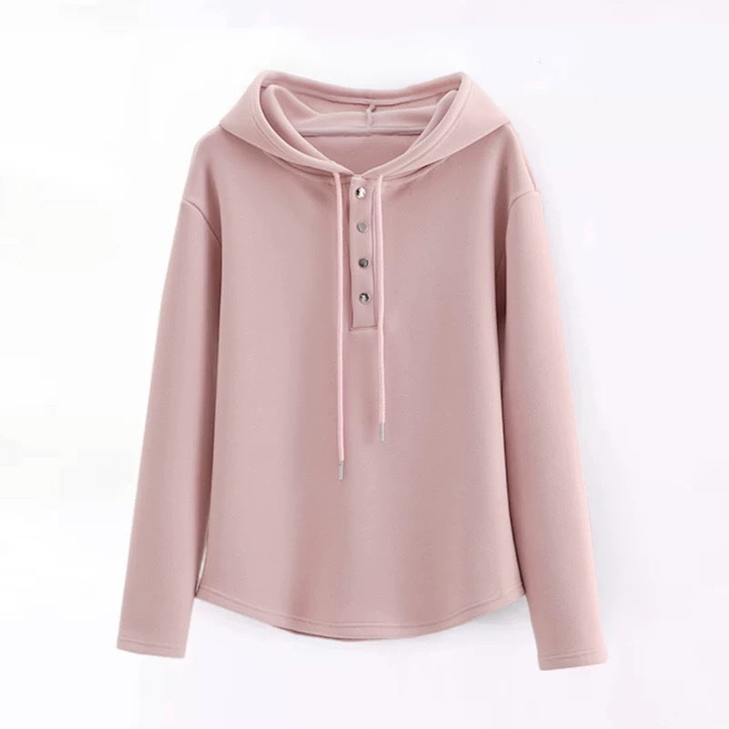 Kurzer Damen-Hoodie mit langen Ärmeln – Bild 8 | LuxeStyle
