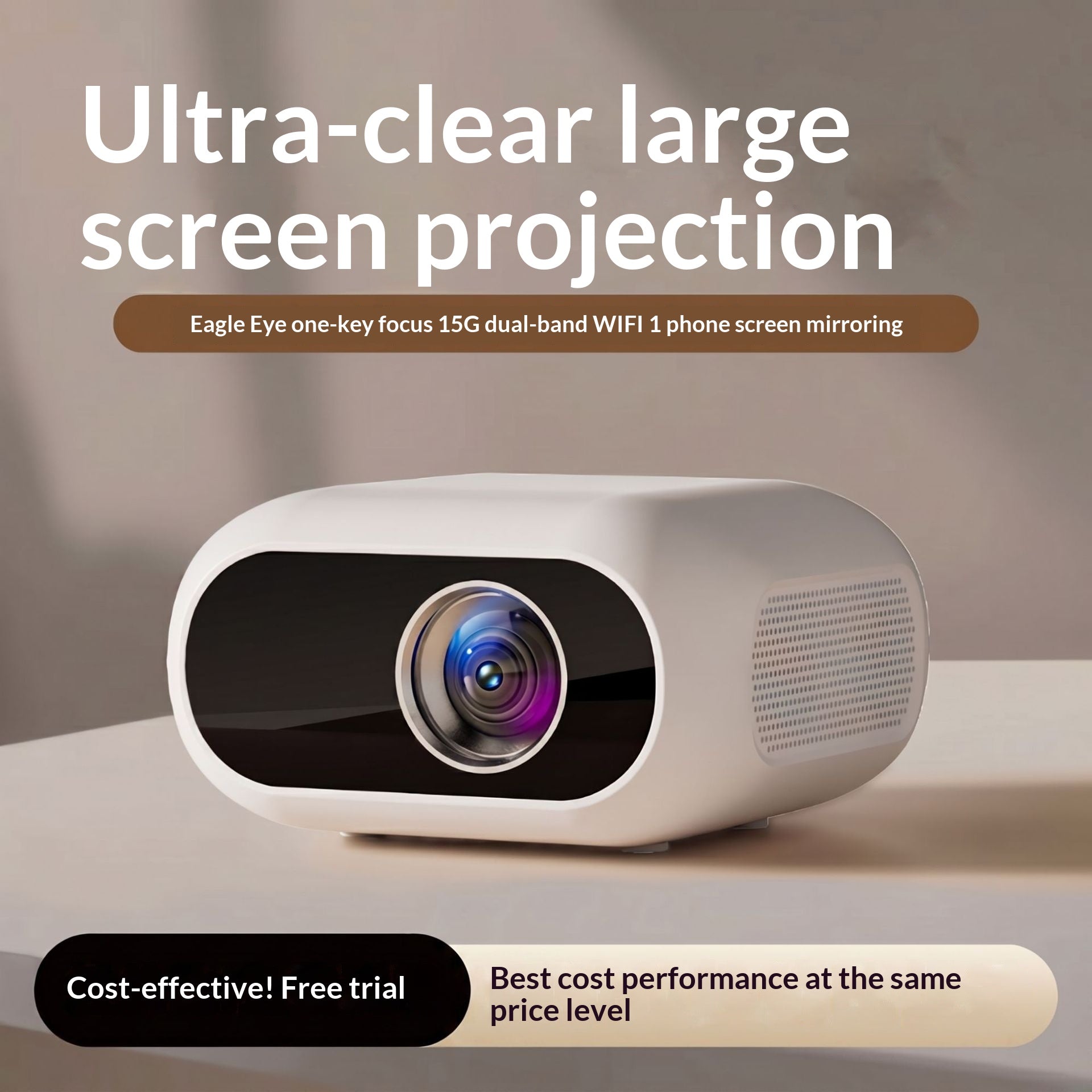 Mini-Beamer «Beamly» · WLAN HD-Projektor