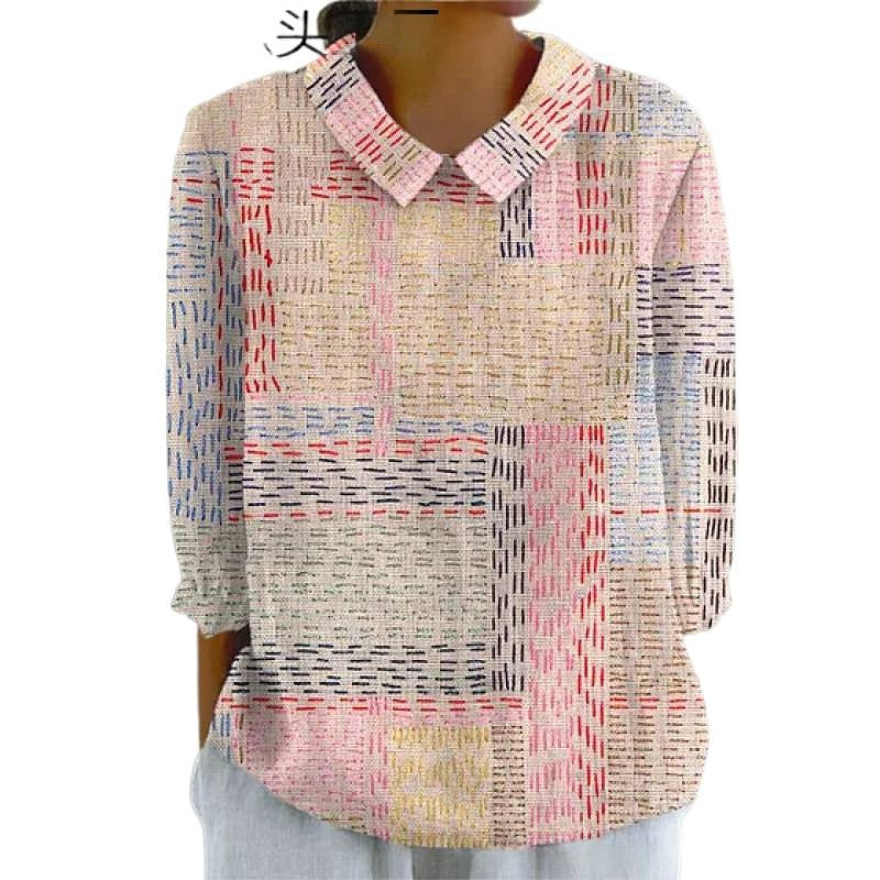 Damen Langarmshirt im Retro-Look