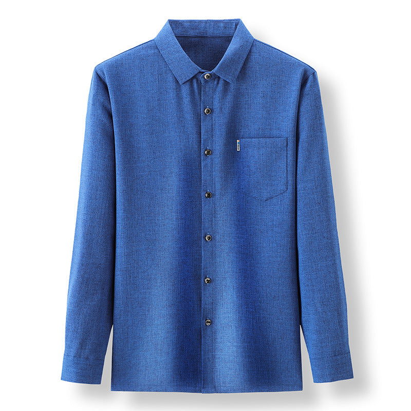 Leinenartiges Herrenhemd | LuxeStyle