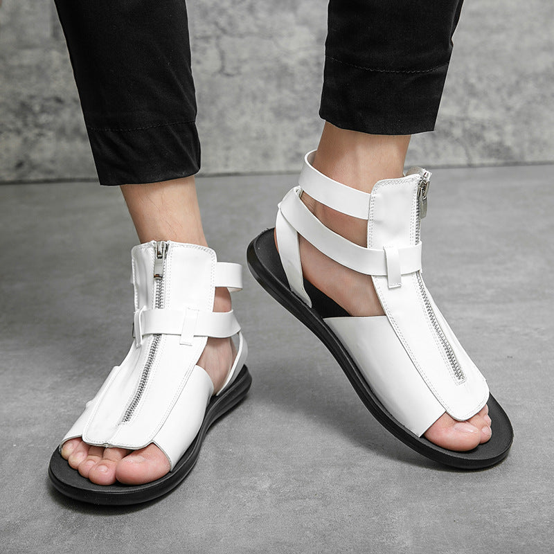 Casual Sandalen mit Reissverschluss in Übergrössen – Bild 3 | LuxeStyle