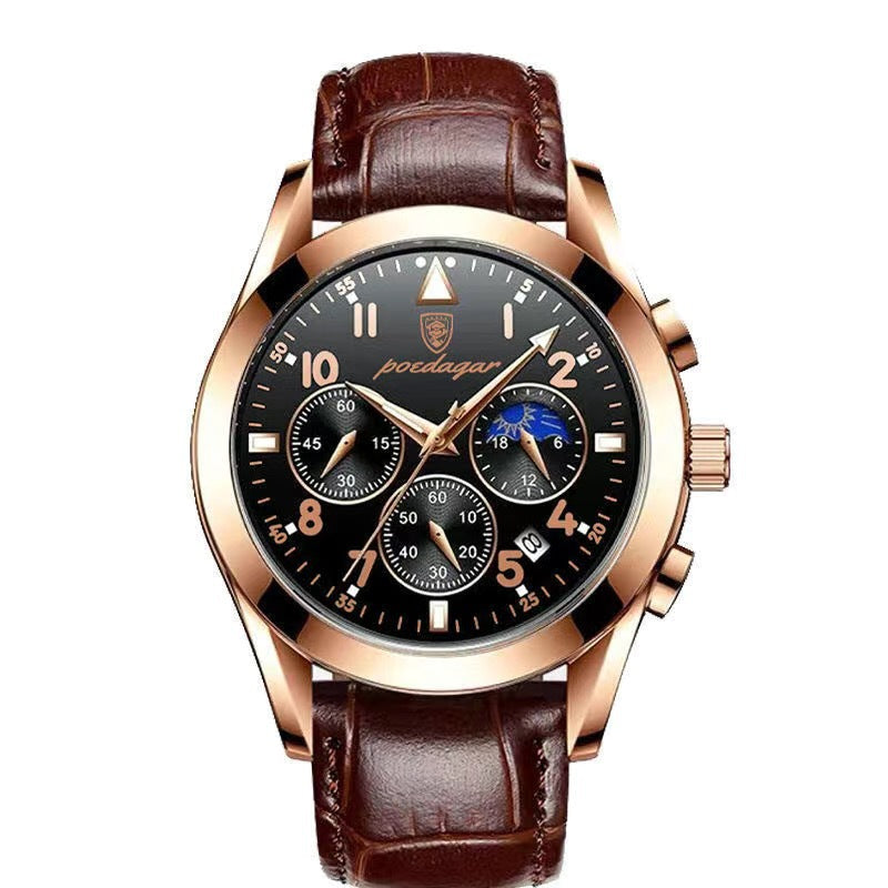 Multifunktions-Herrenuhr Wasserdicht Leuchtend – Bild 1 | LuxeStyle