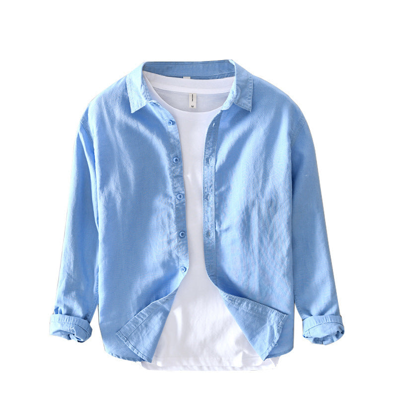 Langärmliges Baumwoll‑Linien‑Shirt – Bild 5 | LuxeStyle