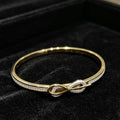 Titan-Stahl Armband mit Schleife
