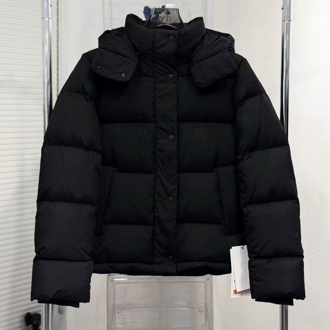 Wärmende Kapuzenjacke mit Daunenfüllung – Bild 9 | LuxeStyle
