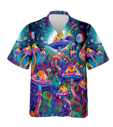 Herren-Shirt mit abstraktem Muster – Bild 1 | LuxeStyle
