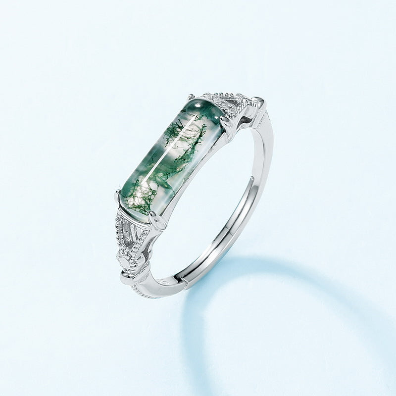 Irisierender Opalring aus 925 Sterling Silber – Bild 3 | LuxeStyle