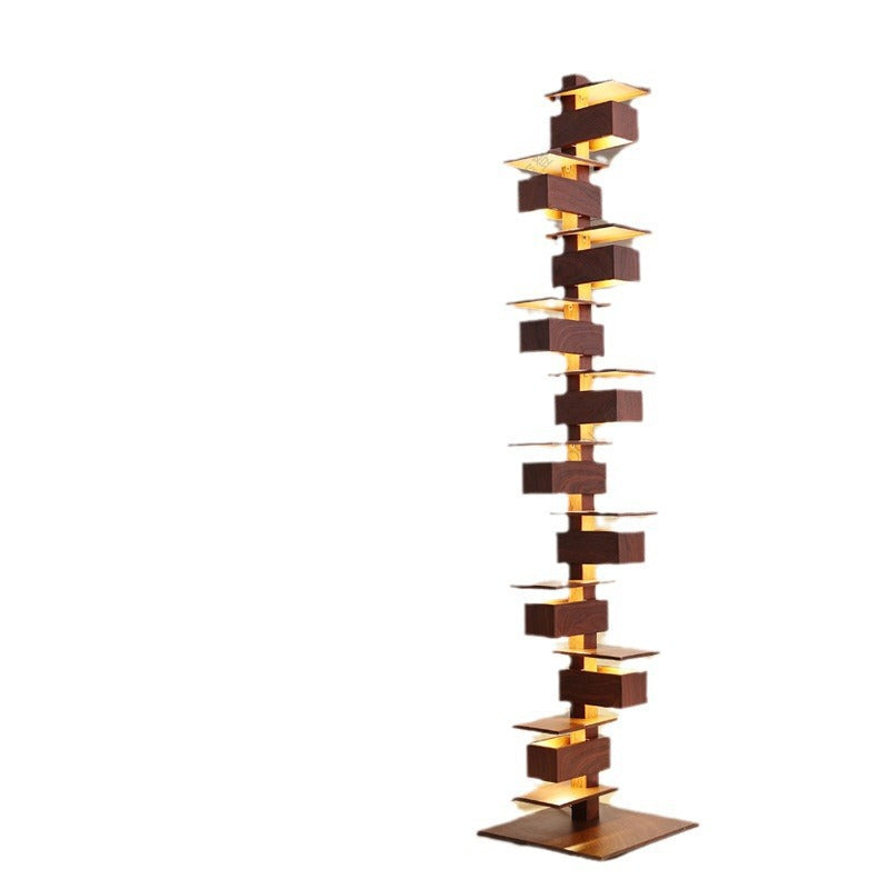 Schreibtischlampe mit Drehfunktion – Walnuss Finish | LuxeStyle