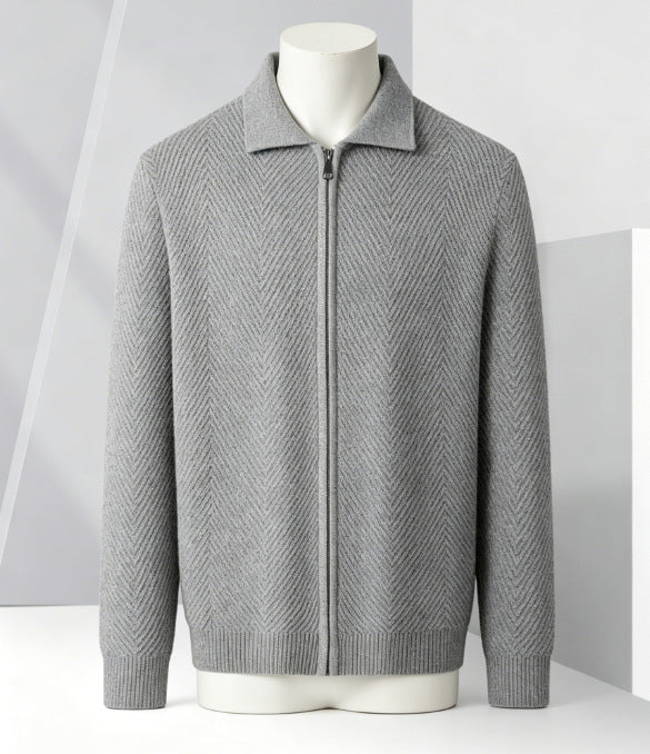 Einreihiger Cardigan für Herren