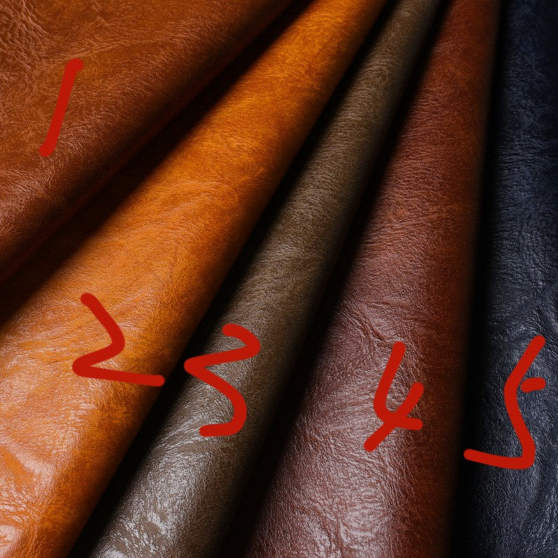 Retro Crazy Horse Lederstoff für Taschen & Möbel – Bild 7 | LuxeStyle