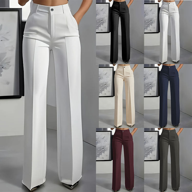 High-Waist Hose im eleganten, minimalistischen Stil