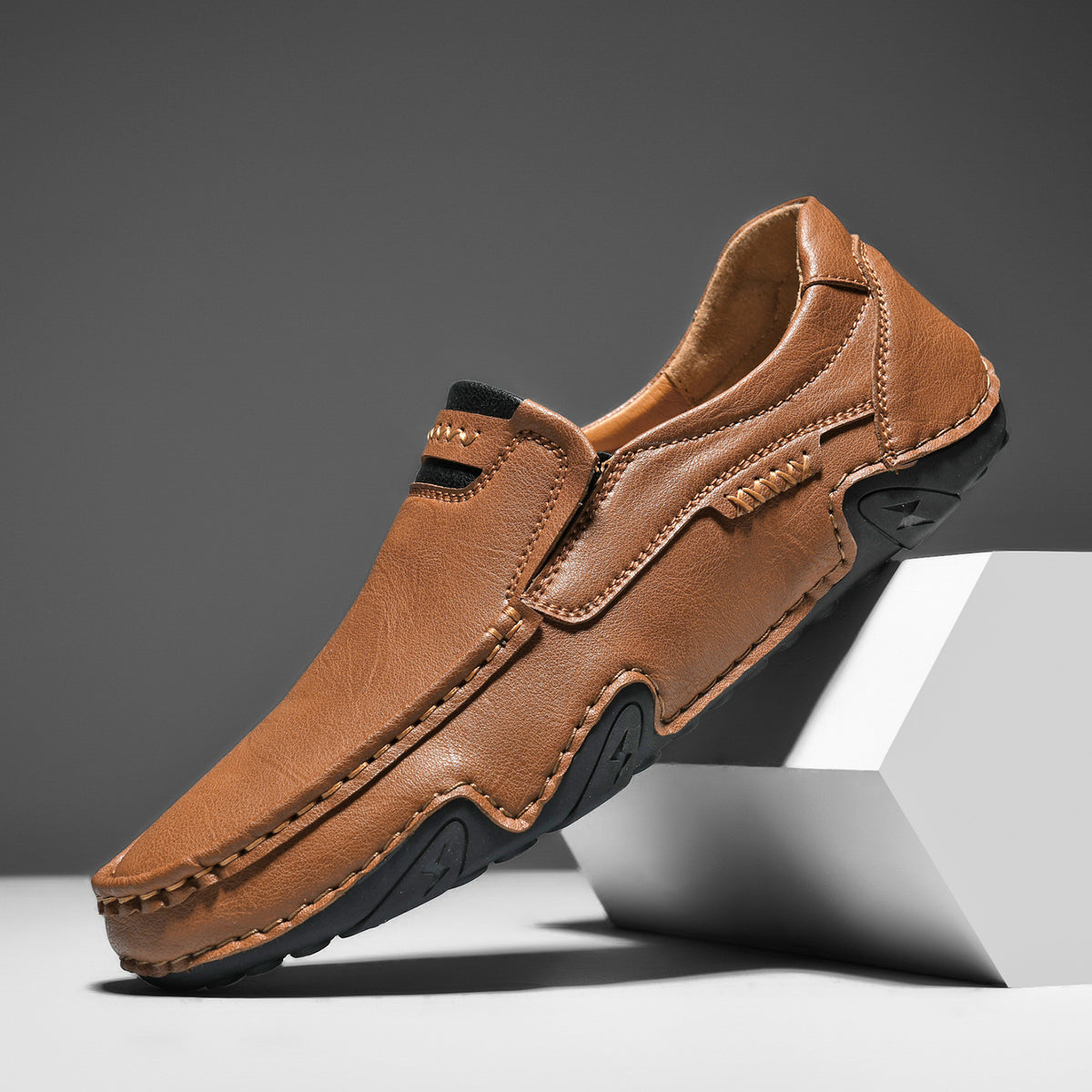Casual-Leder-Sneaker – Bild 9 | LuxeStyle