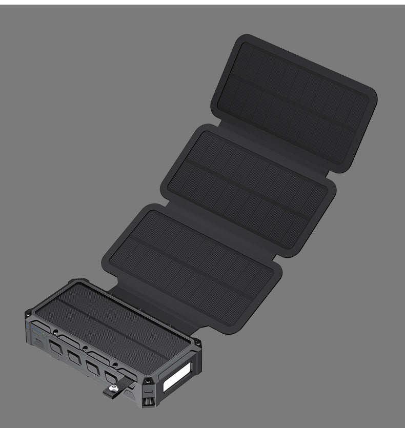 Solar Powerbank mit Kurbel
