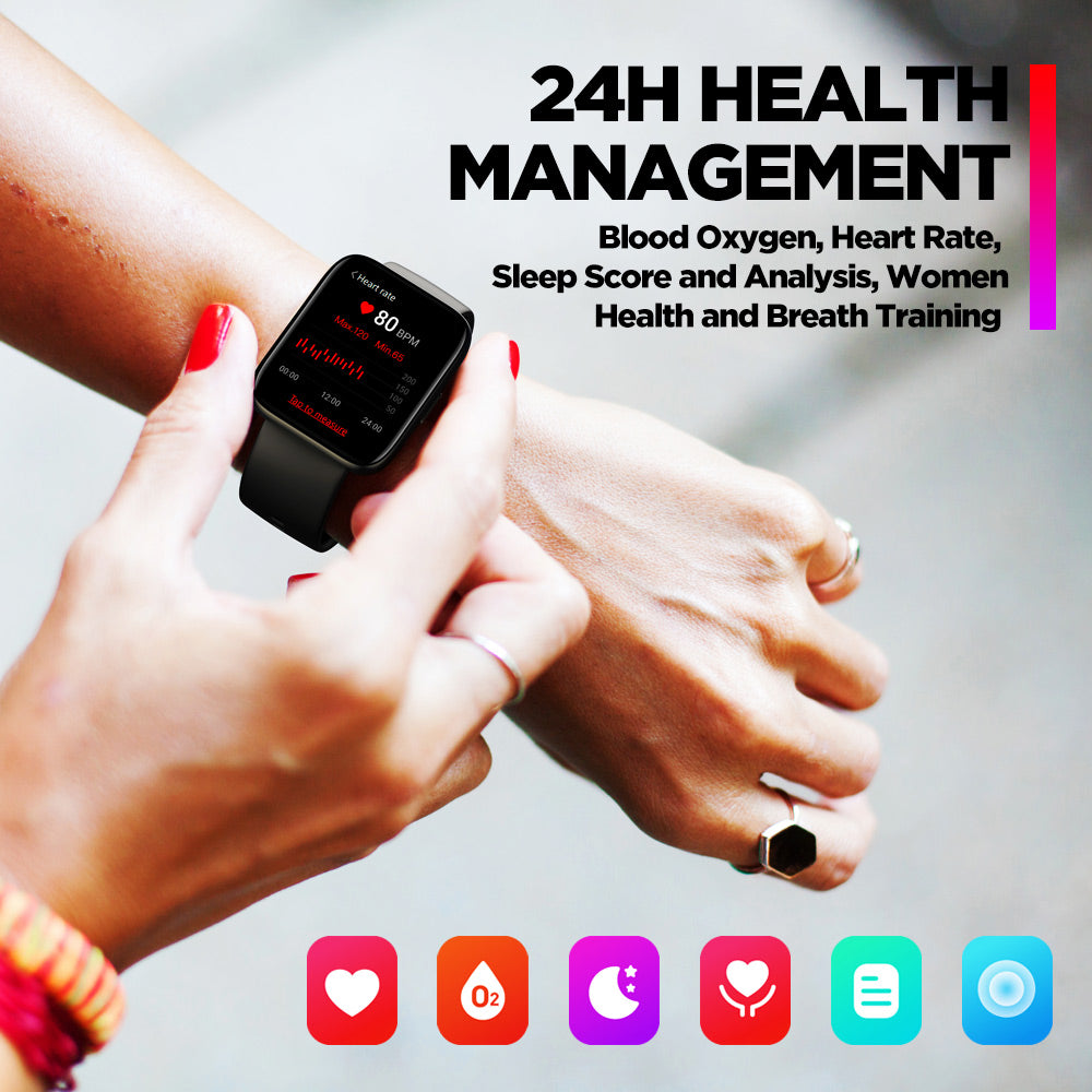 GPS Sport-Smartwatch mit LCD-Display | LuxeStyle