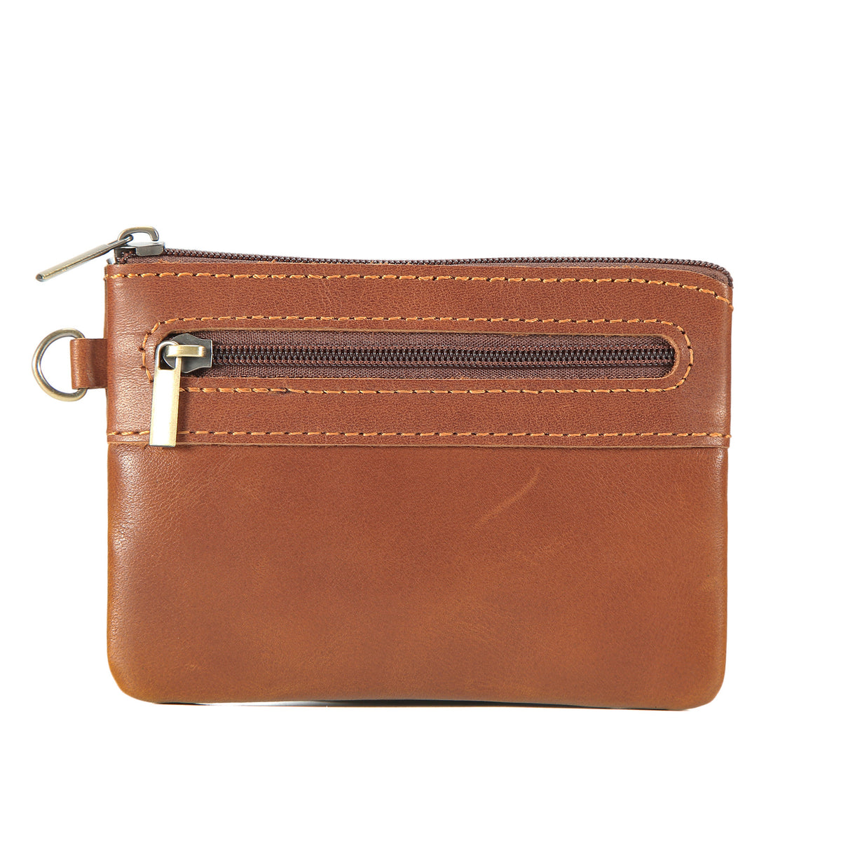Retro Mini-Portemonnaie aus Vollnarbenleder – Bild 4 | LuxeStyle