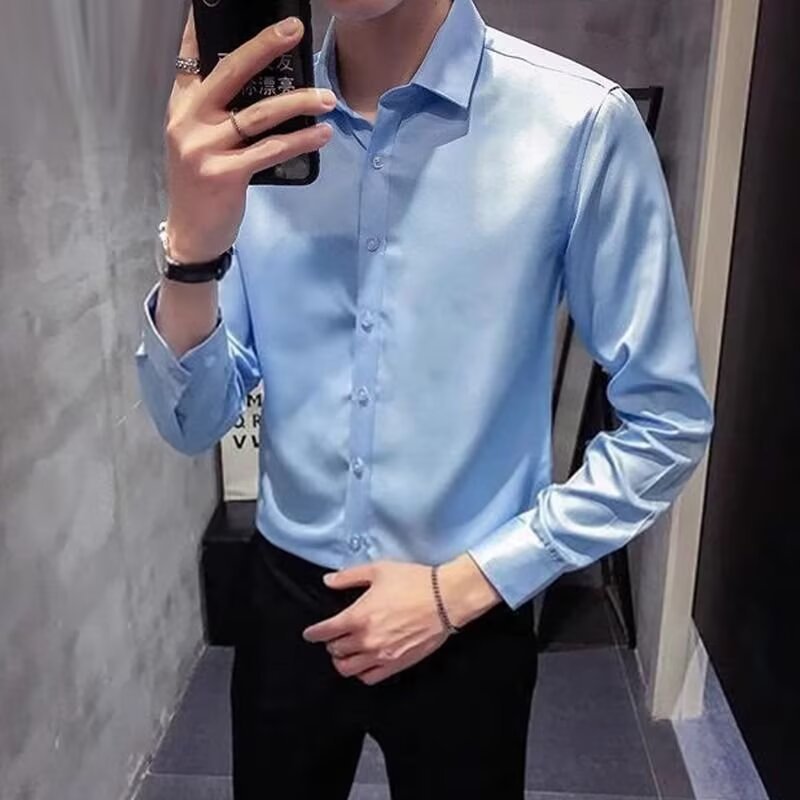 Business Casual Langarmhemd für Herren – Bild 4 | LuxeStyle