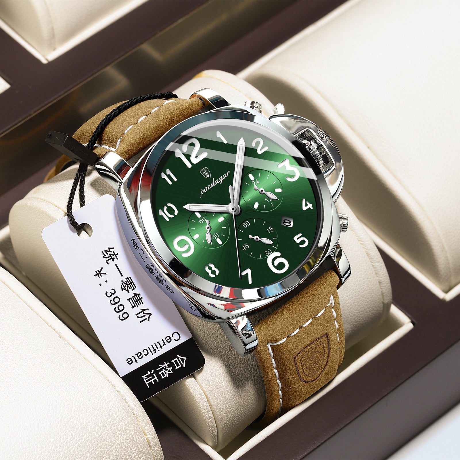 Herren-Armbanduhr im sportlichen Design