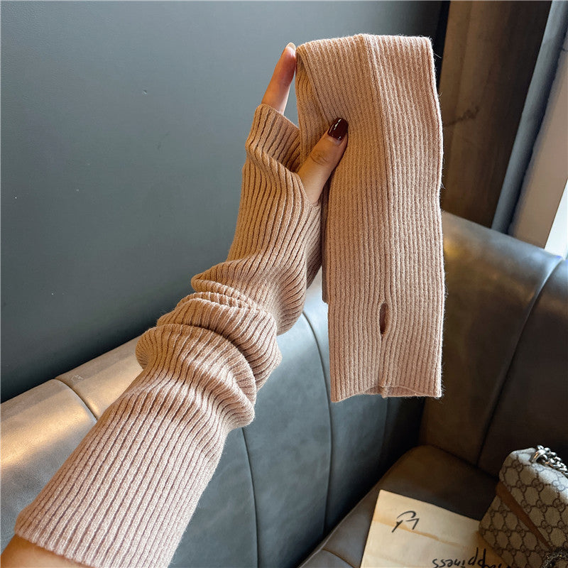 Vielseitige Strickstulpen für Damen