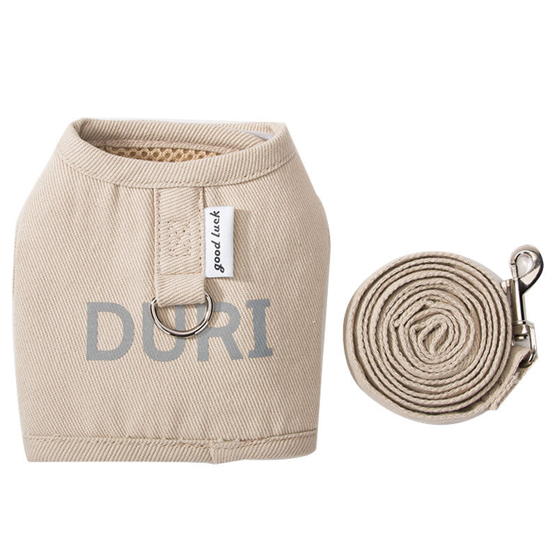 Hundegeschirr-Set aus Webstoff mit Leine – Bild 2 | LuxeStyle