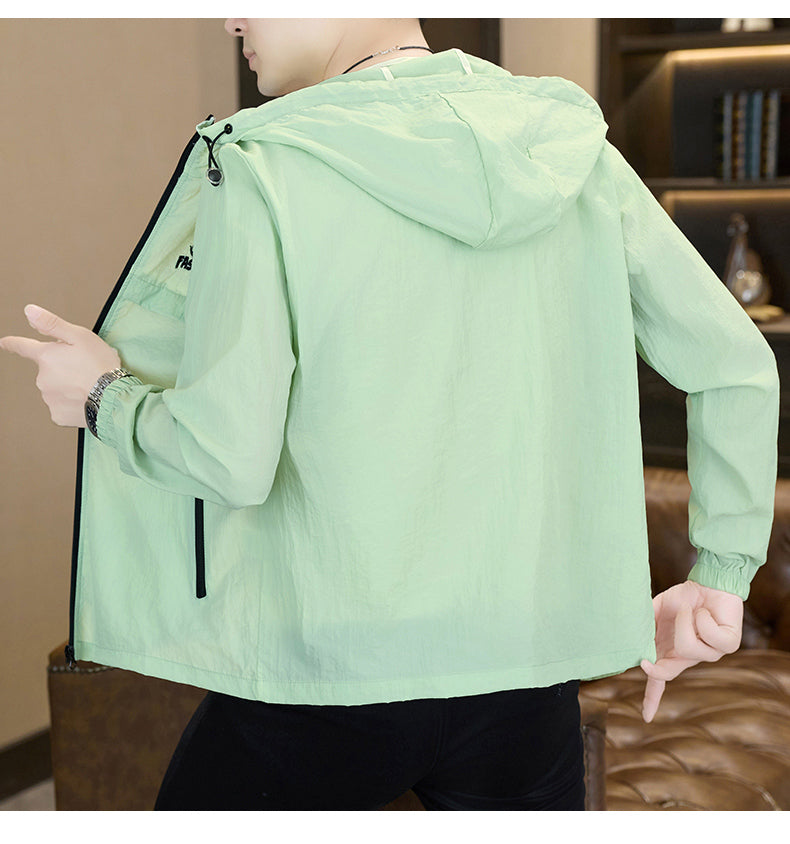 Leichte UV-Schutz Kapuzenjacke für Herren