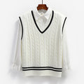 Preppy Strickweste für Damen – Bild 1 | LuxeStyle