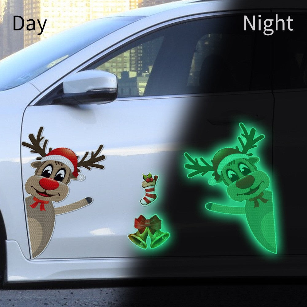 Weihnachts-Elch-Glocken-Auto-Aufkleber – Bild 13 | LuxeStyle