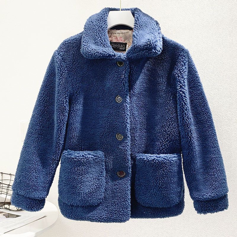 Kurzer Lammwollmantel – Bild 2 | LuxeStyle