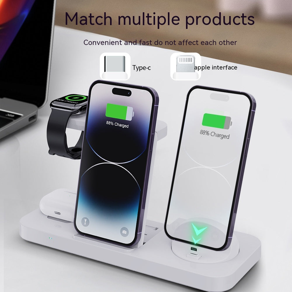 3-in-1 Wireless Charger für Handy, Kopfhörer & Uhr | LuxeStyle