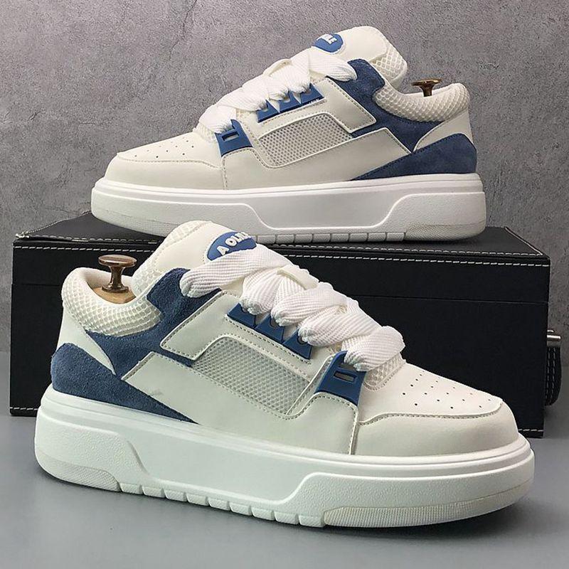Atmungsaktive Mesh Freizeit-Sneakers mit Plateau