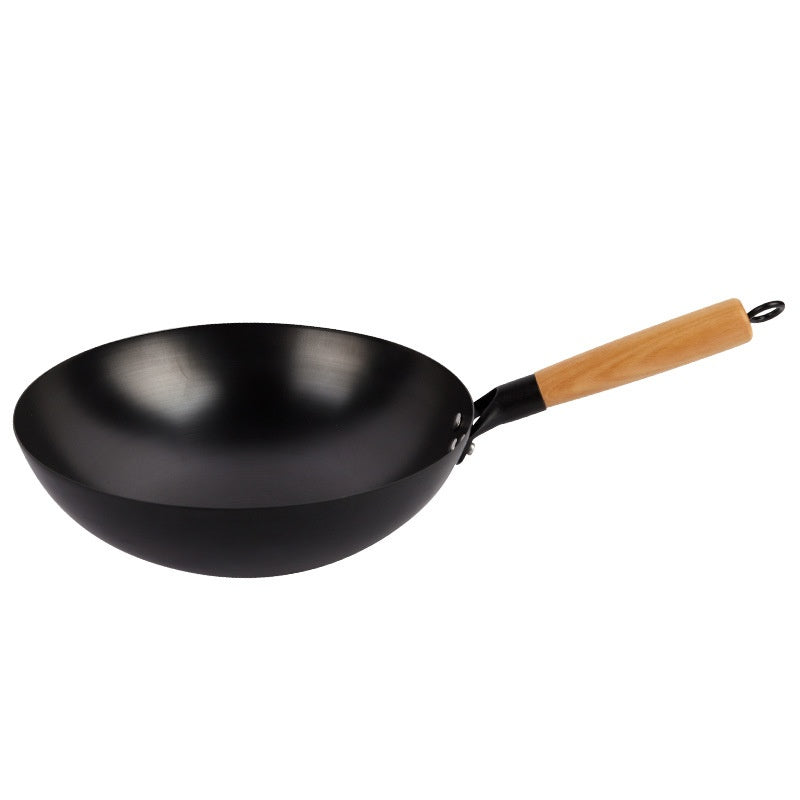 Handgeschmiedeter Wok für authentisches Braten