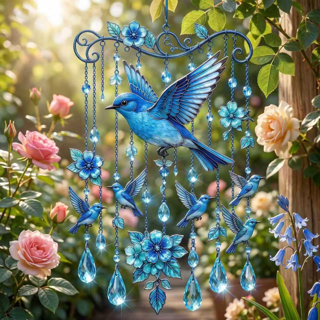 Windspiel Kolibri für Garten & Balkon