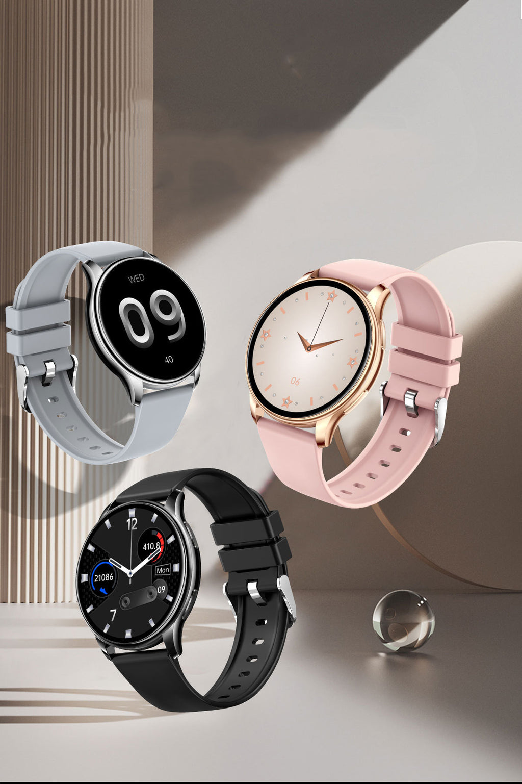 Smart Armband mit Bluetooth & Temperaturmessung