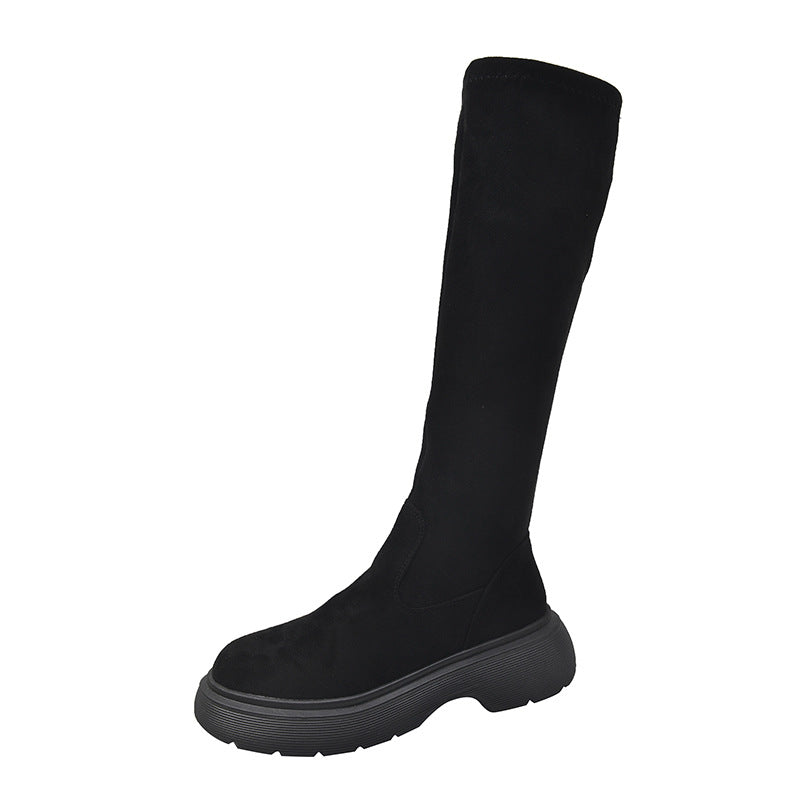 Modische Chunky-Boots aus Wildleder – Bild 8 | LuxeStyle