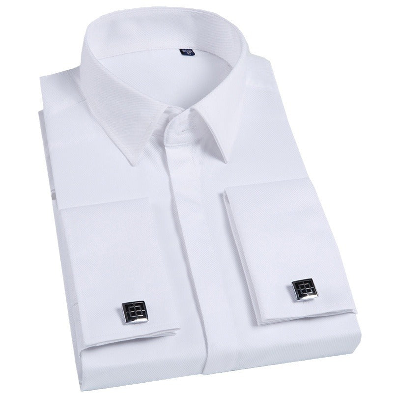Herren Hemd Slim Fit mit Manschettenknöpfen – Bild 5 | LuxeStyle