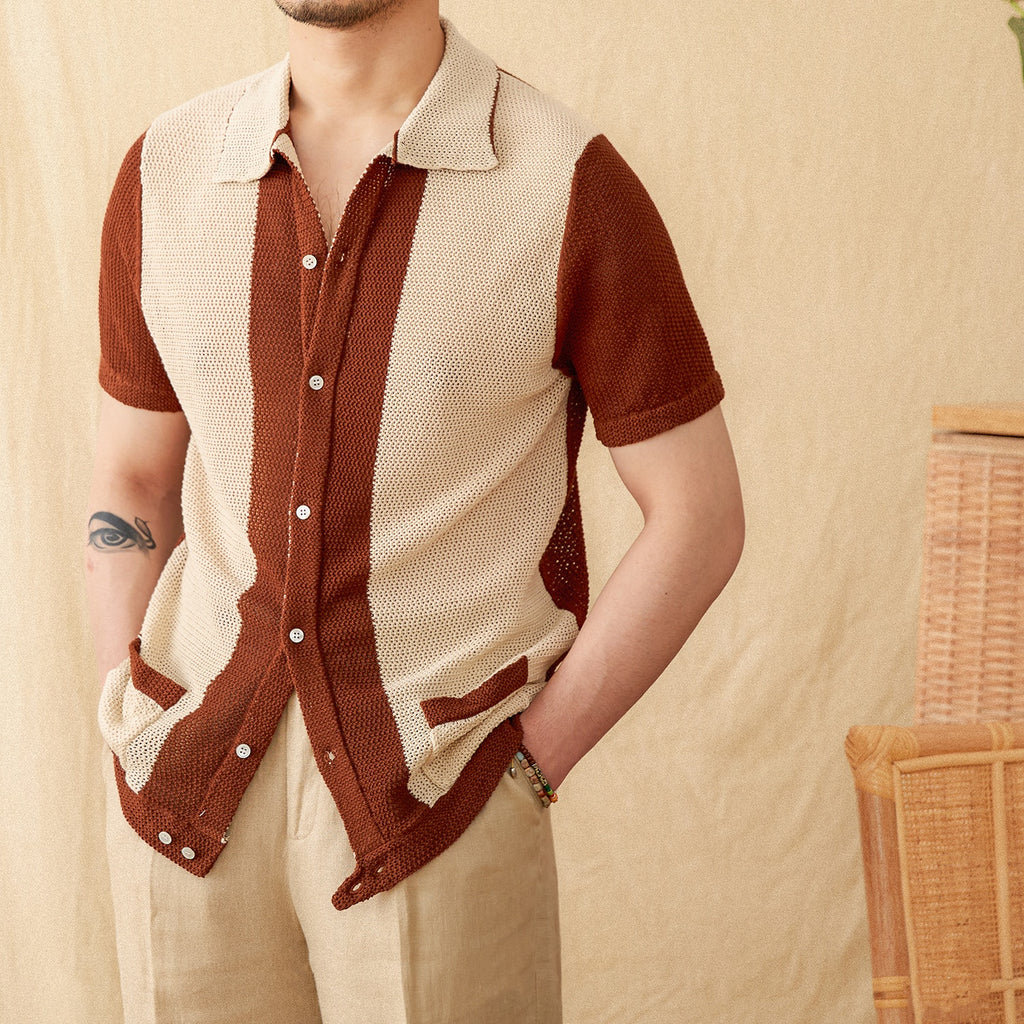 Kurzarm-Cardigan aus Leinen-Baumwoll-Mix – Bild 2 | LuxeStyle