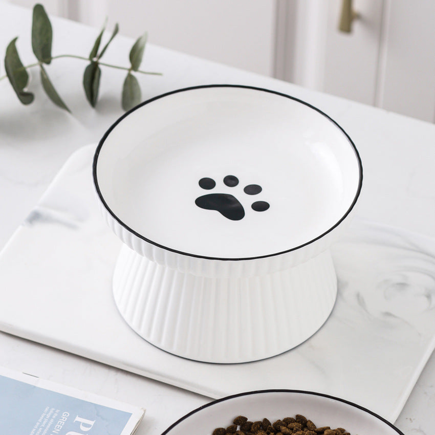 Hoher Keramiknapf für Katzen – Kippsicher | LuxeStyle
