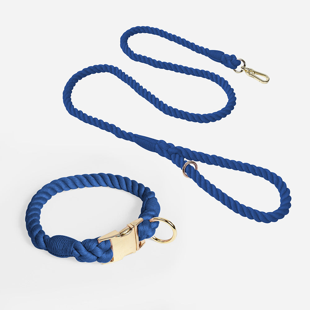 Geflochtenes Baumwollhalsband für Haustiere – Bild 10 | LuxeStyle